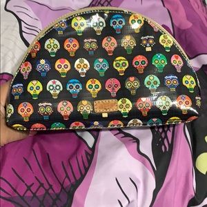 Consuela Large make up bag sugar skulls